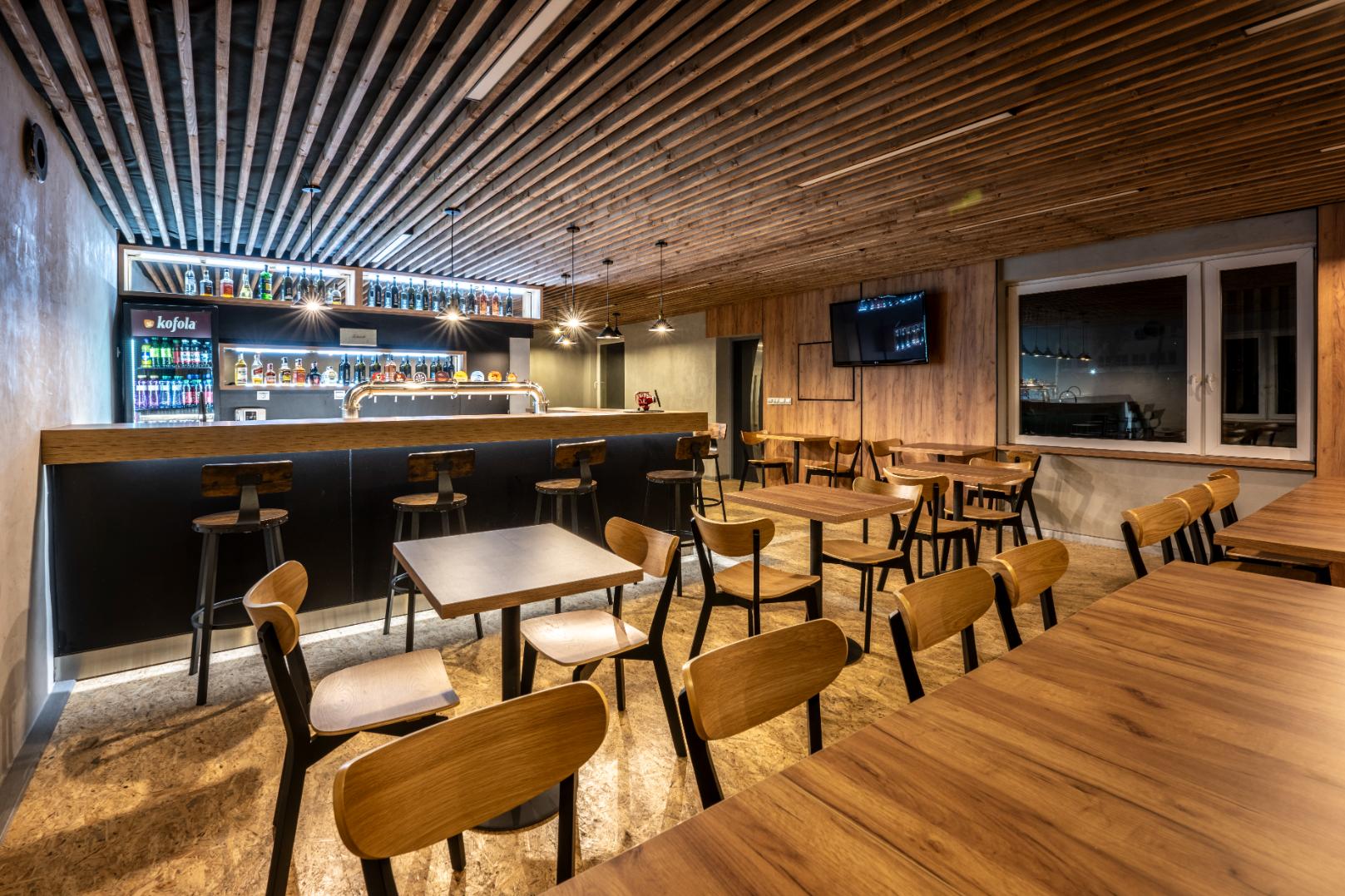 interiér restaurace